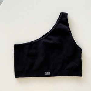 Set active one shoulder bra size medium
